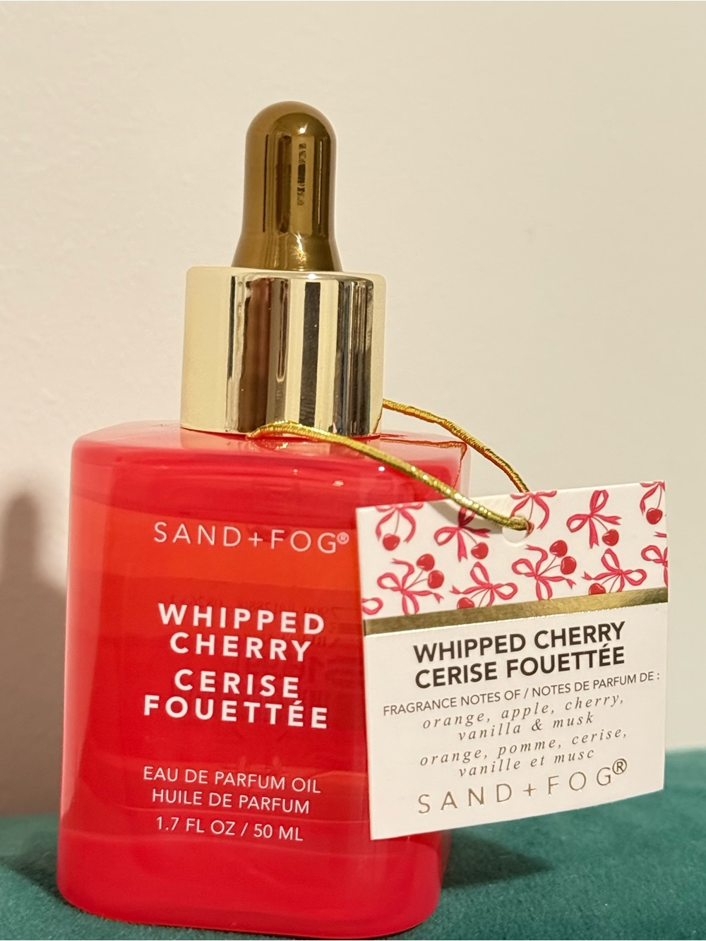 Sand + Fog Whipped Cherry Body Oil — Vibrant Red